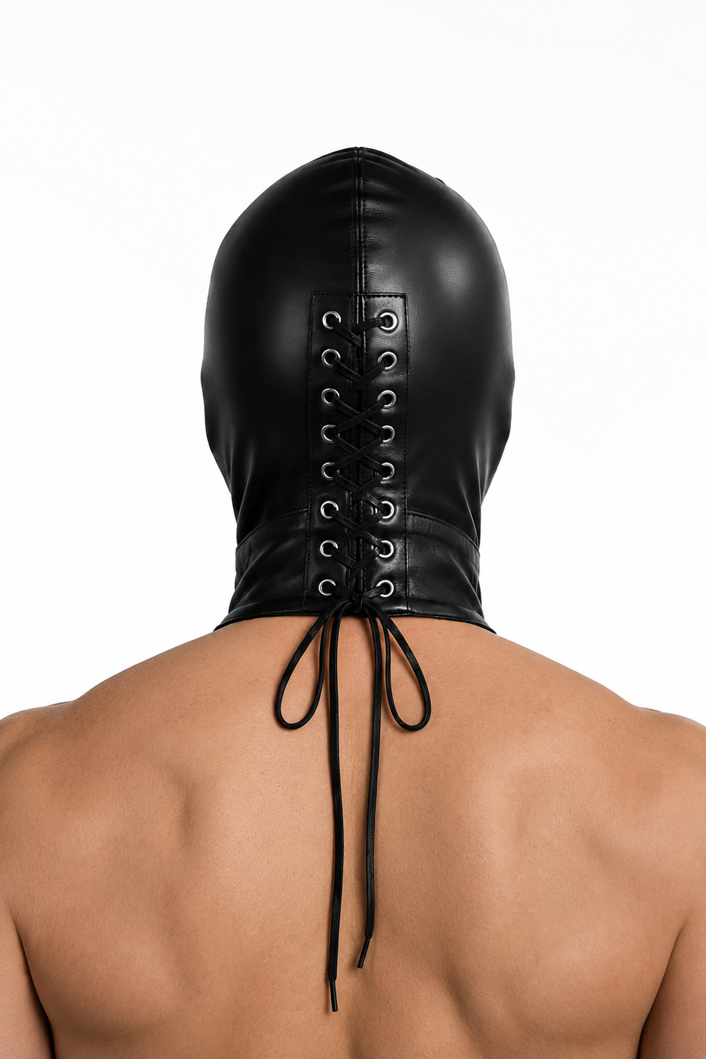 Premium Leather Face Mask with Zipper