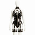 PVC Gloss OverBust Corset - NET