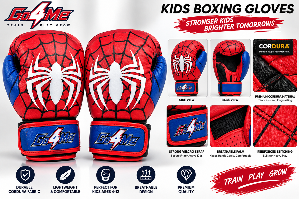 Go4Me - Kids Punching Bag Set of 4 - SPIDER ROCK