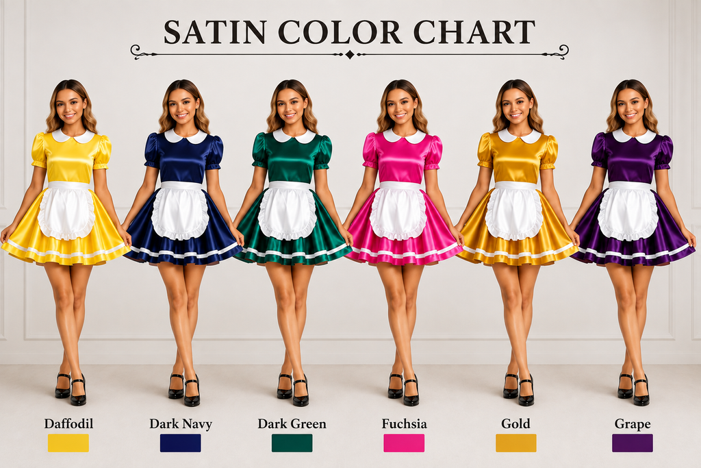 Satin - French Maid Outfit with Premium Quality