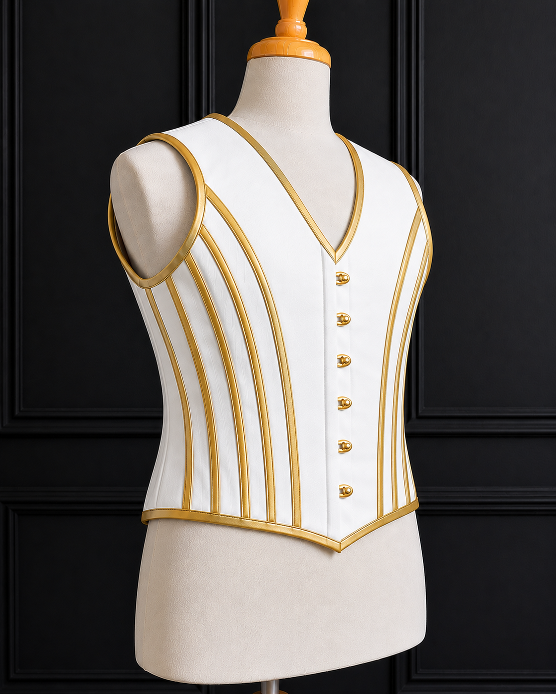 Men Corset Vest Steel Boned Waist Trainer Tummy Control Cadual Formal Party Vest-USA
