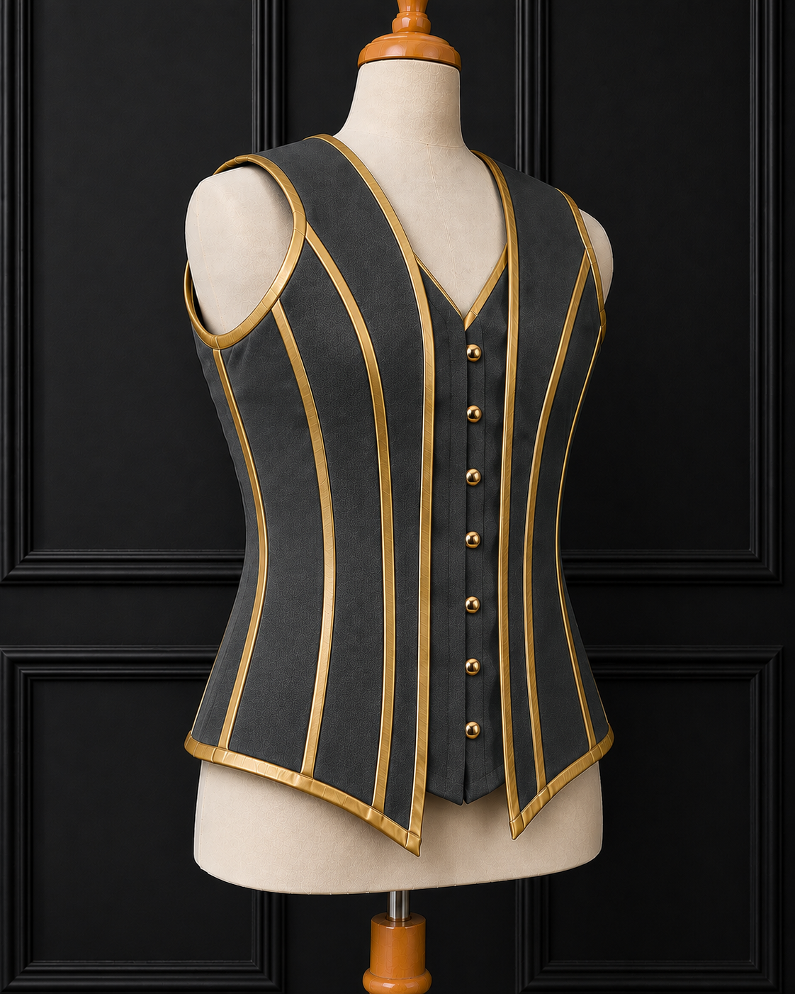 Men Corset Vest Steel Boned Waist Trainer Tummy Control Cadual Formal Party Vest